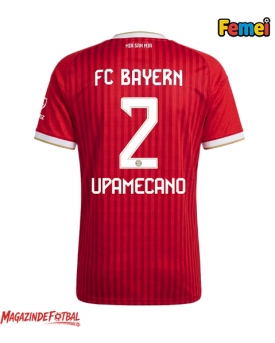 Bayern Munich Dayot Upamecano #2 Tricou Fotbal Replică 2026-27 Femei Acasa Bayern Munich Dayot Upamecano #2 Tricou Fotbal Replică 2026-27 Femei Acasa